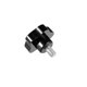 thumbnail image 4 of Uxcell M10 x 20mm Rosca macho 48mm Cabeza perillas en forma de estrella galvanizadas negras 1 paquete, 4 of 5