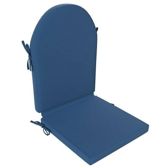 Costaelm Paradise Outdoor Adirondack Chair Seat and Back Cushion, Sapphire Blue