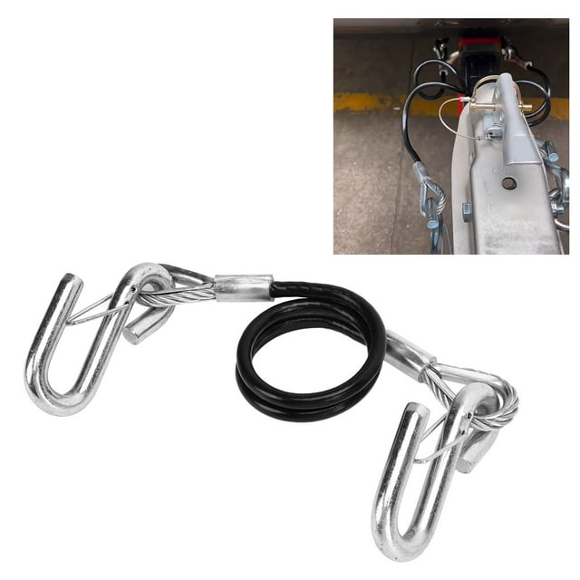 Coiled Cable, Spring Type Cable 27.6 Inch For Trailer Towing RV