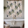 thumbnail image 7 of Living Room Curtains 72 Inches length, Palm Tree Window Treatment Curtain Drapes, Tropical Coconut Botanical Summer Seaside Light Filtering Drapes for Bedroom Laundry Room, 52"x72", 2 Panels, 7 of 7