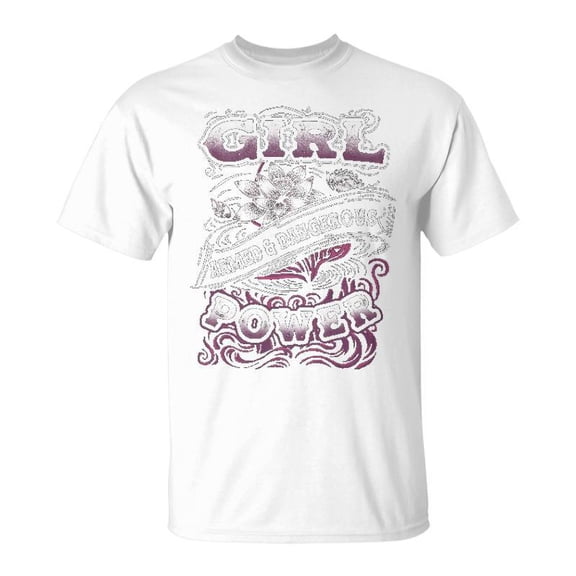 Girl Power V2 Unisex Jersey Crewneck Tshirt