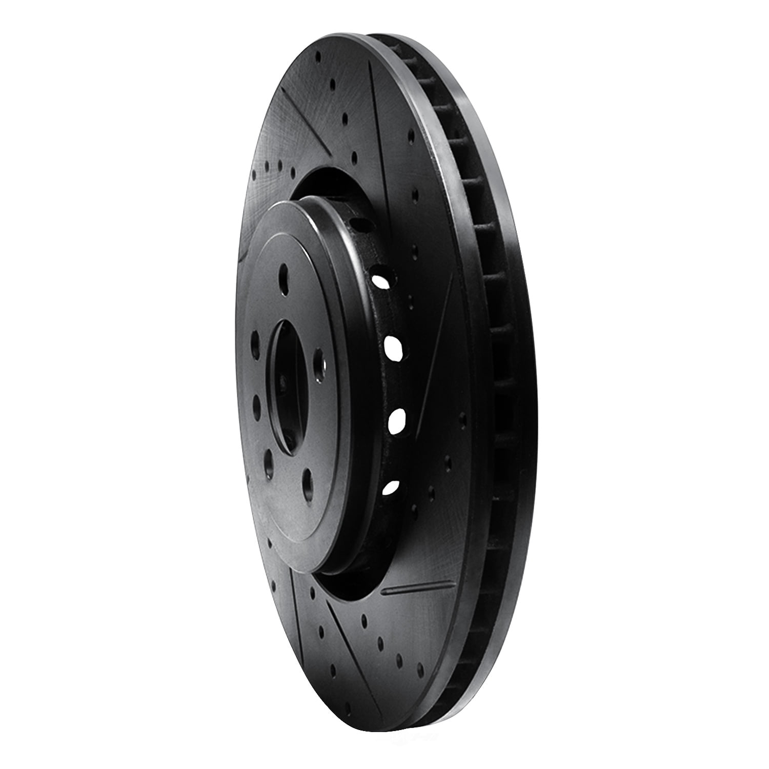Dynamic Friction Company 633-40035R DFC Brake Rotor - Drilled And Slotted - Black