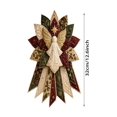 thumbnail image 2 of Festive Quilted Christmas Door Hanging DIY Sewing Kit, Christmas Quilted Bow DIY Kit with Fabric, Batting, Thread, Templates & Instructions, Patchwork Hanging Decor Kit for Door Wall Display, 2 of 5