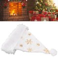 thumbnail image 4 of Plush Hat, Lightweight Portable Embroidery Hat  For Christams For Clubs Gold,Silver, 4 of 8