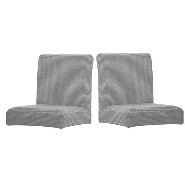 Funda para silla de oficina sólida, multicolor, resistente al desgaste, muebles de oficina para las cuatro estaciones, Protector exterior, funda giratoria, gris plateado Monstrate HA012491-13
