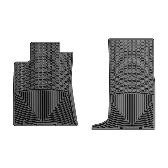 WeatherTech All-Weather Floor Mats compatible with Cadillac CTS-V, CTS - 1st Row (Driver & Passenger), Black