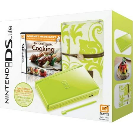 Nintendo DS Lite Green Spring Bundle w/Personal Trainer: Cooking