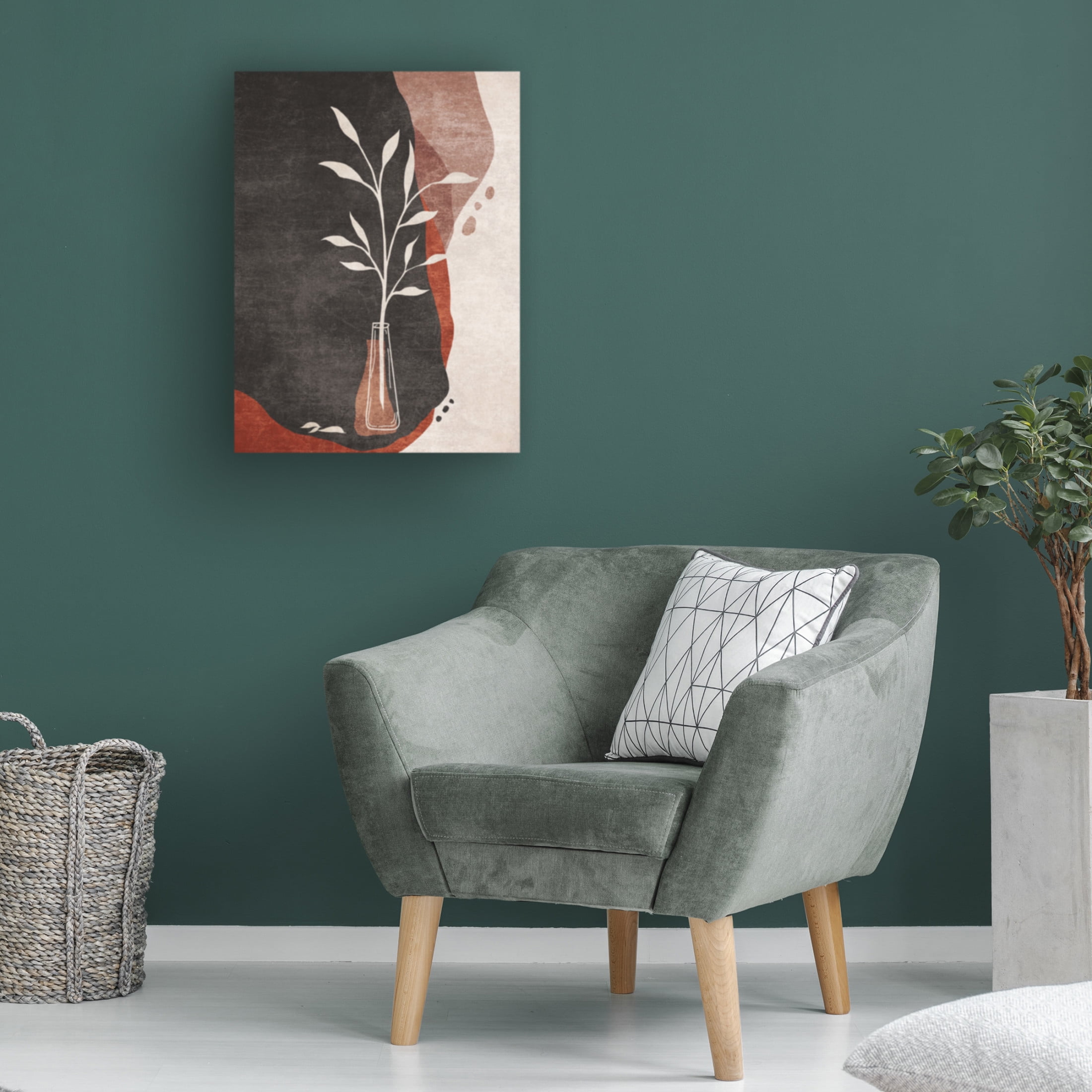 Trademark Fine Art Emel Tunaboylu  Rectangle 6 Canvas Wall Art