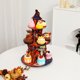 thumbnail image 4 of Soporte Para Cupcakes De Halloween Torre De Cartón De 3 Pisos Para Cupcakes Y Tartas De Calabaza Expositor Para Postres Y Dulces Con Diseño De Pequeños Agujeros Artículos Para Fiestas De Hallowee, 4 of 4