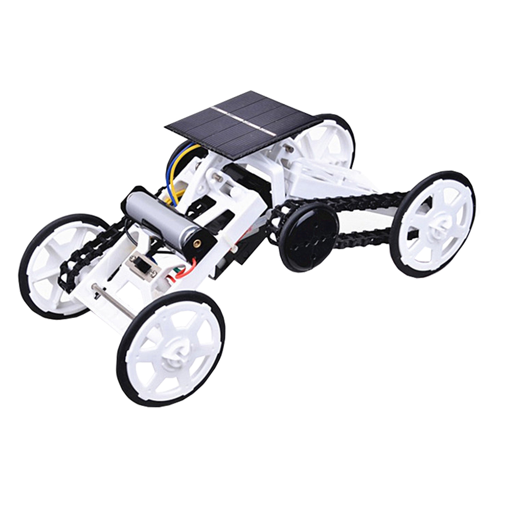 DIY015 DIY Solar Power Car STEM Education Four Wheel Model Car Toy for Kids  Wholesale