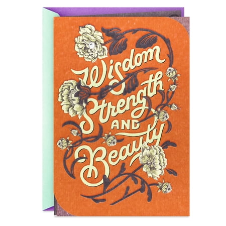 Hallmark Birthday Card for Daughter (Wisdom, Strength and Beauty)