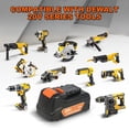 thumbnail image 3 of 2Pack Replacement for Dewalt 20V 6.0Ah Max Battery with 1 Charger Combo Comaptible with Dewalt DCD DCF DCG Series Cordless Power Tools, 3 of 5