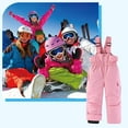 thumbnail image 4 of Girls Snow Wear Children's Ski Pants for Winter Outdoor Activities - Cozy Thickened Snowboard Trousers for Kids, 4 of 4