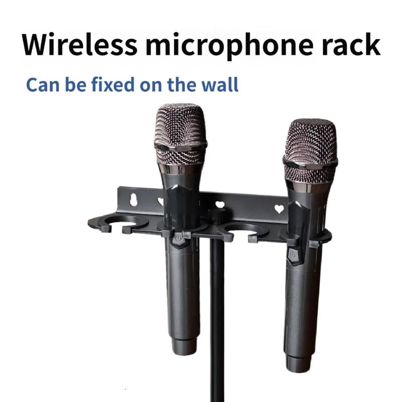 CEORPER Wall Mount Holder for Microphones Includes Desktop Stand Mic Wall Mounter