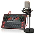 thumbnail image 1 of G3 Professional Sound Card Usb Microphones Mixer Interface Wired Microphone For Phone Tabletop PC Recording Studio ,Easy to Use, 1 of 5