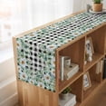 thumbnail image 6 of Table Runners 90 Inches Long Dress Scarves, Green Eucalyptus Leaves Farmhouse Coffee/Dining/Kitchen Table Runner for Living Room, Daisy Floral 13x90 Inch, 6 of 9