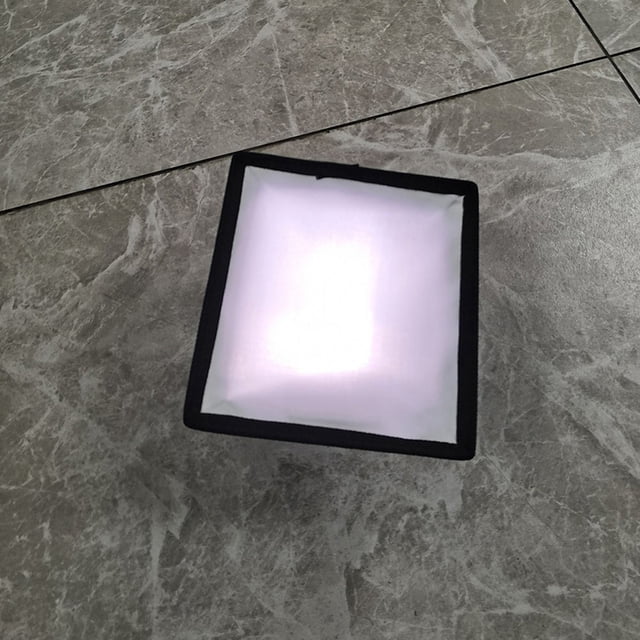 Raindrops Portable Softbox Fabric Diffuser 15x17cm Foldable Photography Light Cover for Video Lighting with AntiSlip Design Black 2PCS