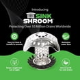 thumbnail image 2 of Colador para lavabo de baño SinkShroom Ultra de acero inoxidable, 2 of 9