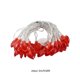 thumbnail image 2 of Guirnalda de luces con forma de corazón | Luces LED de fiesta a pilas de 3 metros para San Valentín o bodas | Románticas luces rojas en forma de corazón para decorar paredes y techos de dormitorios, 2 of 6