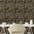 thumbnail image 3 of Ambesonne Leopard Print Peel & Stick Wallpaper for Home, Wild Big Cat Skin Art, 13"x100", Caramel Dark Brown and Beige, 3 of 6
