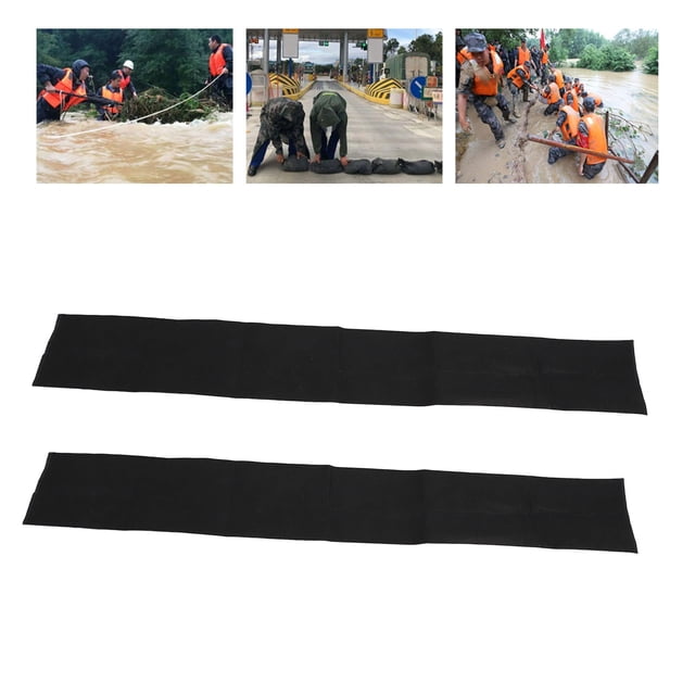 Flood Barriers, Double Layer Water Activated Flood Barriers Reusable for Home Door