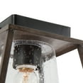 thumbnail image 6 of LNC 1-Light Farmhouse LED Flush Mount Light,Natural Wood Finish, 6 of 7