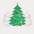 thumbnail image 5 of Linum Home Textiles Christmas Three Trees Embroidered Turkish Cotton Hand Towel - Set of 2, 5 of 7