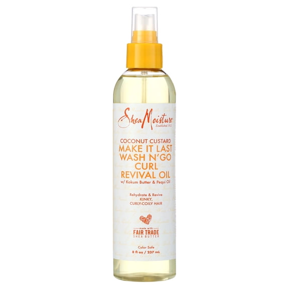 SheaMoisture with Coconut Oil Coconut Custard Curl Revival Oil 8 oz