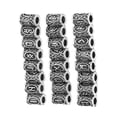 thumbnail image 4 of CUENTAS 24 PIZAS DE CABELLO BARBA DE BARBA PATRONES ÚNICOS Patrones Únicos Vintage Camode Beads Accesorios de Rastas, 4 of 7