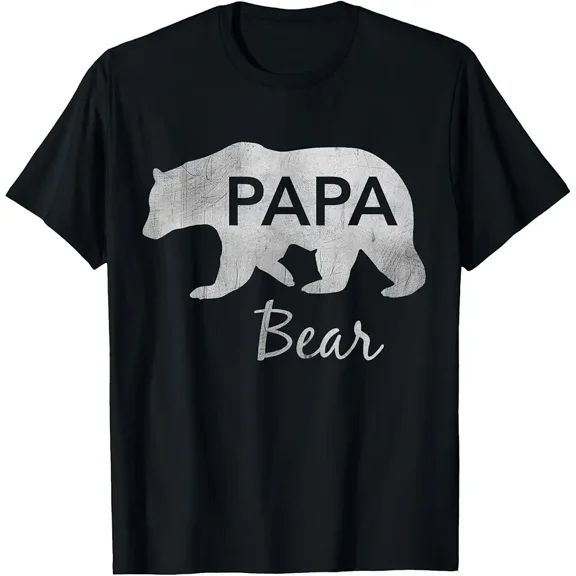 Papa Bear Great Gift for Dad, Father, Grandpa T-Shirt