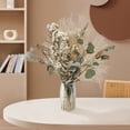 thumbnail image 5 of Natural Dried Pampas Grass Bouquet with Eucalyptus and Lagurus in Glass Vase, Boho Home Decor, Perfect for Living Room, 5 of 5