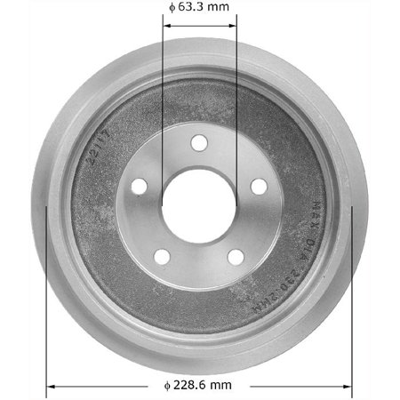 BENDIX PREMIUM PDR0840 - Brake Drum