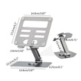 thumbnail image 5 of Foldable Laptop Stand Adjustable Pad Pro Holder Bracket for Phone Pad Tablet, 5 of 13