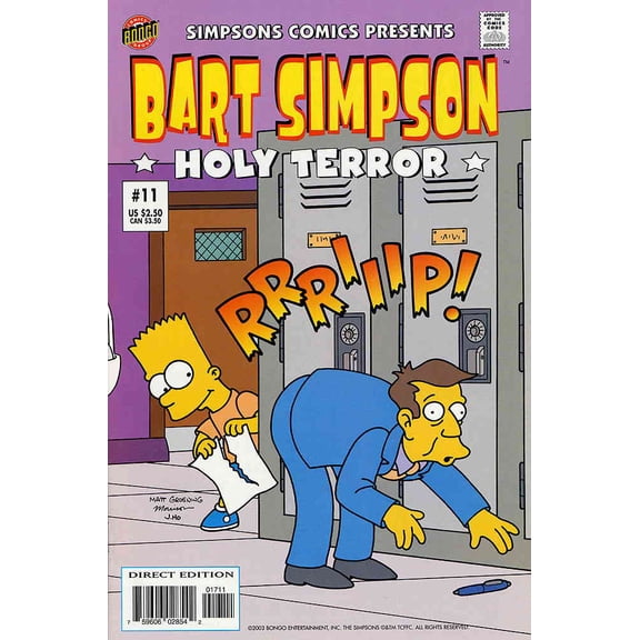 Simpsons Comics Presents Bart Simpson #11 VF ; Bongo Comic Book