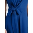 thumbnail image 3 of Jessica London Women's Plus Size Stretch Cotton Side Tie Maxi Dress, 3 of 3