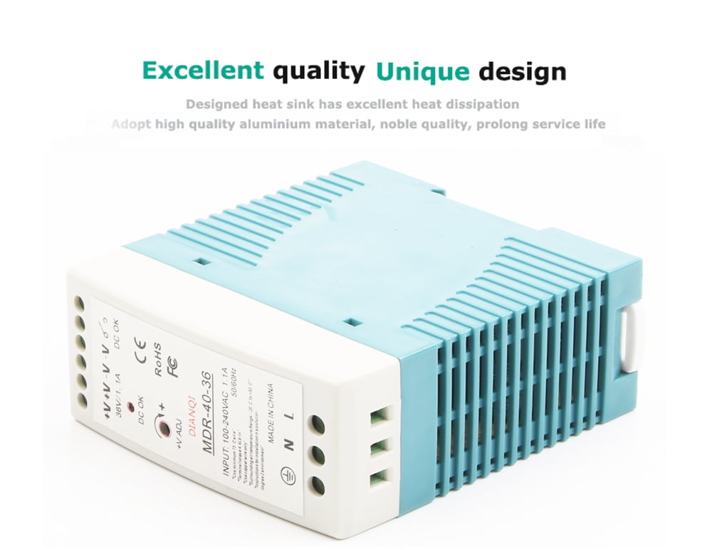60W 12V 5A Din Rail Single Output Switching power supply AC TO DC SMPS 