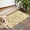 Yellow Princess Castle, variant on Yellow Princess Unicorn Pattern Door Rugs,Washable Non Slip Door Mats Indoor,Decorative Door Mats,Entry Mat Indoor for Entrance,Bedroom,Kitchen,Bathroom,17"x30"