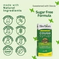 thumbnail image 6 of Herbion Naturals Sugar Free Cough Syrup with Stevia, 5 FL Oz - Relieve Cough and Soothes Sore Throat, Optimizes Immune –For Bronchial & Lung Function, 6 of 7