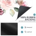 thumbnail image 4 of Decorative Watercolor Flowers Floral Bath Rugs 16x24 Inch Non Slip Bath Mat Quick Dry Absorbent Thin Bath Rug Fit Under Door Washable Bath Floor Rugs for Bathroom Bathtub Shower Sink,Multi 9, 4 of 6