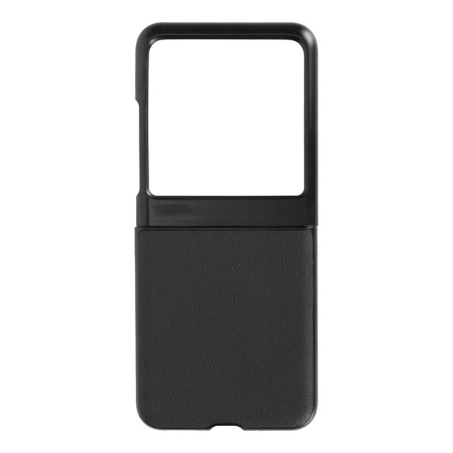 Funda de teléfono con tapa de cuero protección completa anti caídas a prueba de arañazos cubierta de teléfono plegable para Motorola Razr 40 Ultra negro