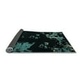 thumbnail image 2 of Ahgly Company Indoor Square Abstract Light Blue Modern Area Rugs, 6' Square, 2 of 4
