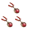 thumbnail image 1 of Destyer Collier de Style Bohème pour les Femmes – Unique Fait à la Main Pendentif N001-Rouge 3Set, 1 of 6