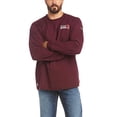 thumbnail image 2 of Ariat Men's Flame Resistant FR American Raptor Graphic T-Shirt Burgundy - 10035424, 2 of 2