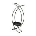 thumbnail image 4 of Candle Soporter Cena de mesa Ornamento Iron Elegante Base Estable Estable Decoración para el hogar Centropís de vela Centro de vela para dormitorio, 4 of 8
