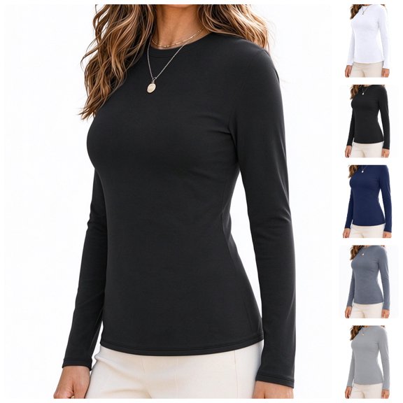 FAZVAOO Women's Warm Winter Undershirt for Cold Weather Layering