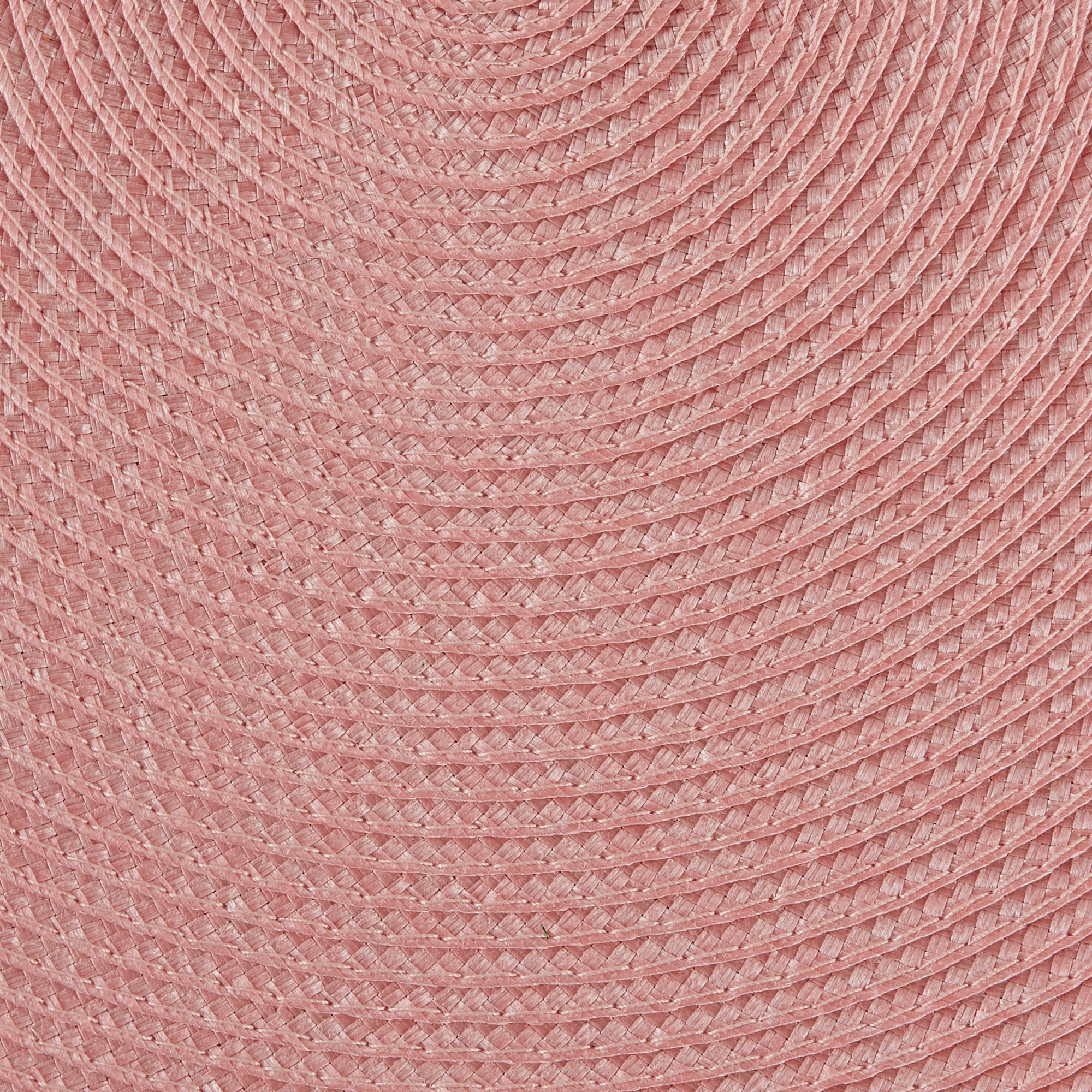 Pink Sorbet Round PP Woven Placemat (Set of 6)