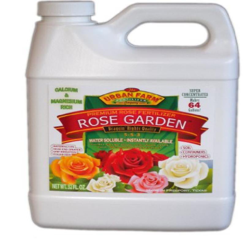 Urban Farm Fertilizers Rose Garden Fertilizer, 1 quart. - Walmart.com
