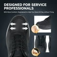 thumbnail image 6 of SPIEZ Men's Slip Resistant Shoes, Waterproof Oilproof Lightweight Non Slip Sneakers, Chef Restaurant Work Shoes-Black Size 11, 6 of 10