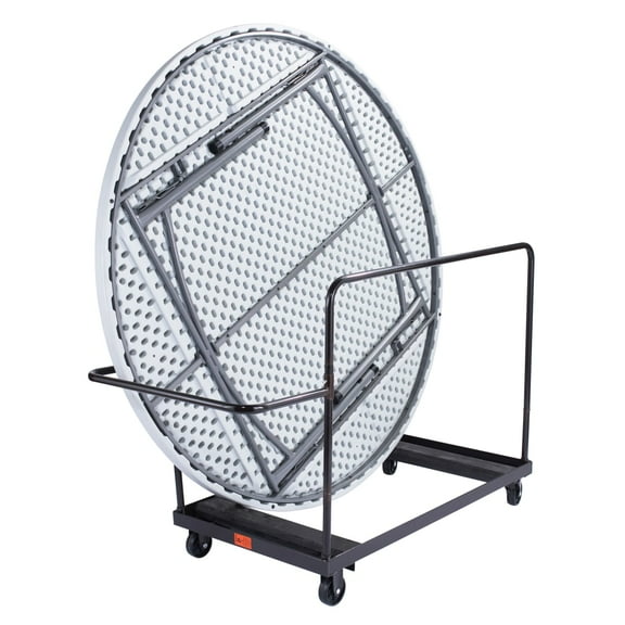 NPS® Folding Table Dolly For Vertical Storage, 71" Round Tables