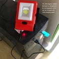 thumbnail image 4 of COB LED Luz de trabajo Plegable con gancho USB Linterna recargable Luces de inspección potente Herramienta de iluminación para la pesca roja Guardurnaity OD011044-01B, 4 of 7